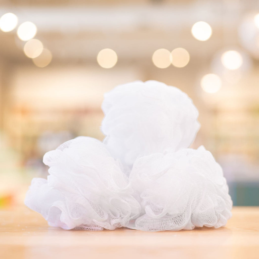 White Loofah by Buff City Soap Supply, LLC