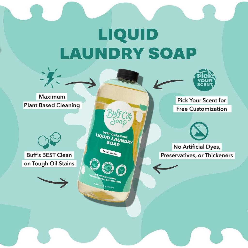 Narcissist Liquid Laundry Soap by Buff City Soap Supply, LLC