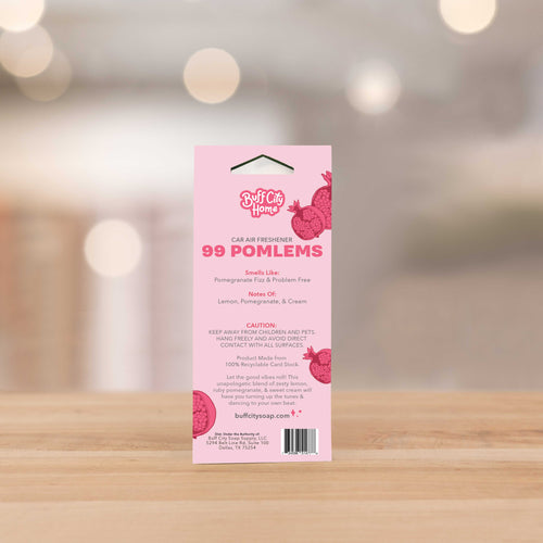 99 PomLems Car Air Freshener by Buff City Soap Supply, LLC