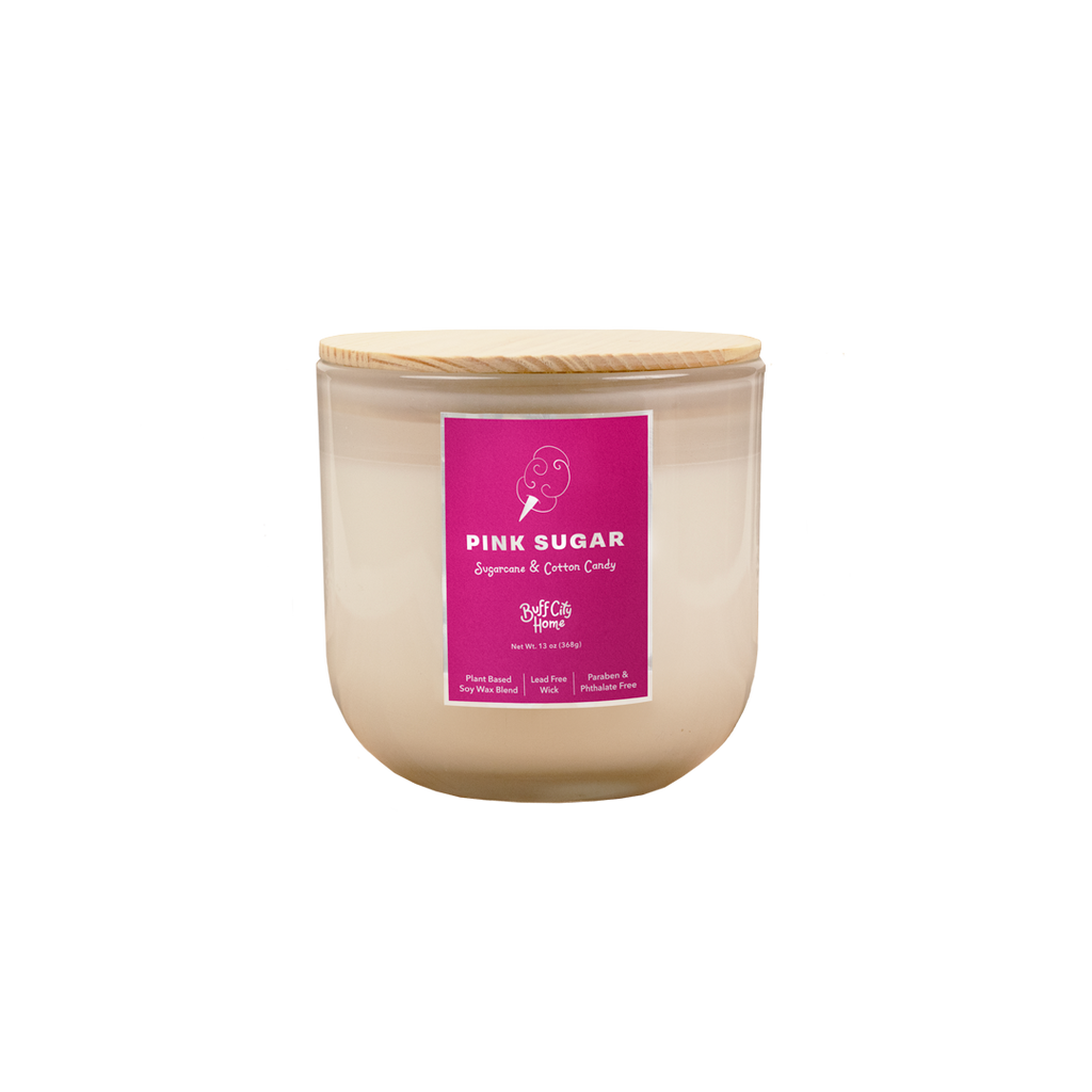 Pink Sugar 2-Wick Candle by Buff City Soap Supply, LLC
