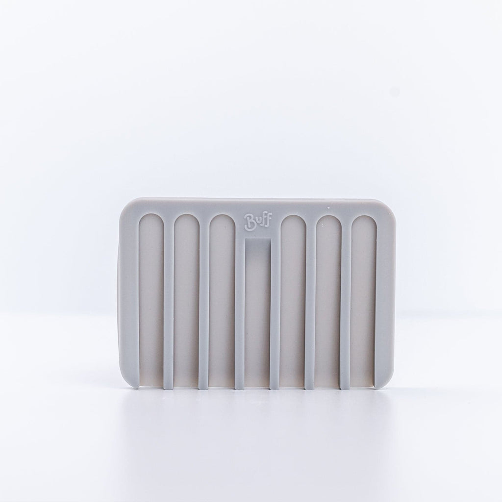 Grey Silicone Soap Dish by Buff City Soap Supply, LLC