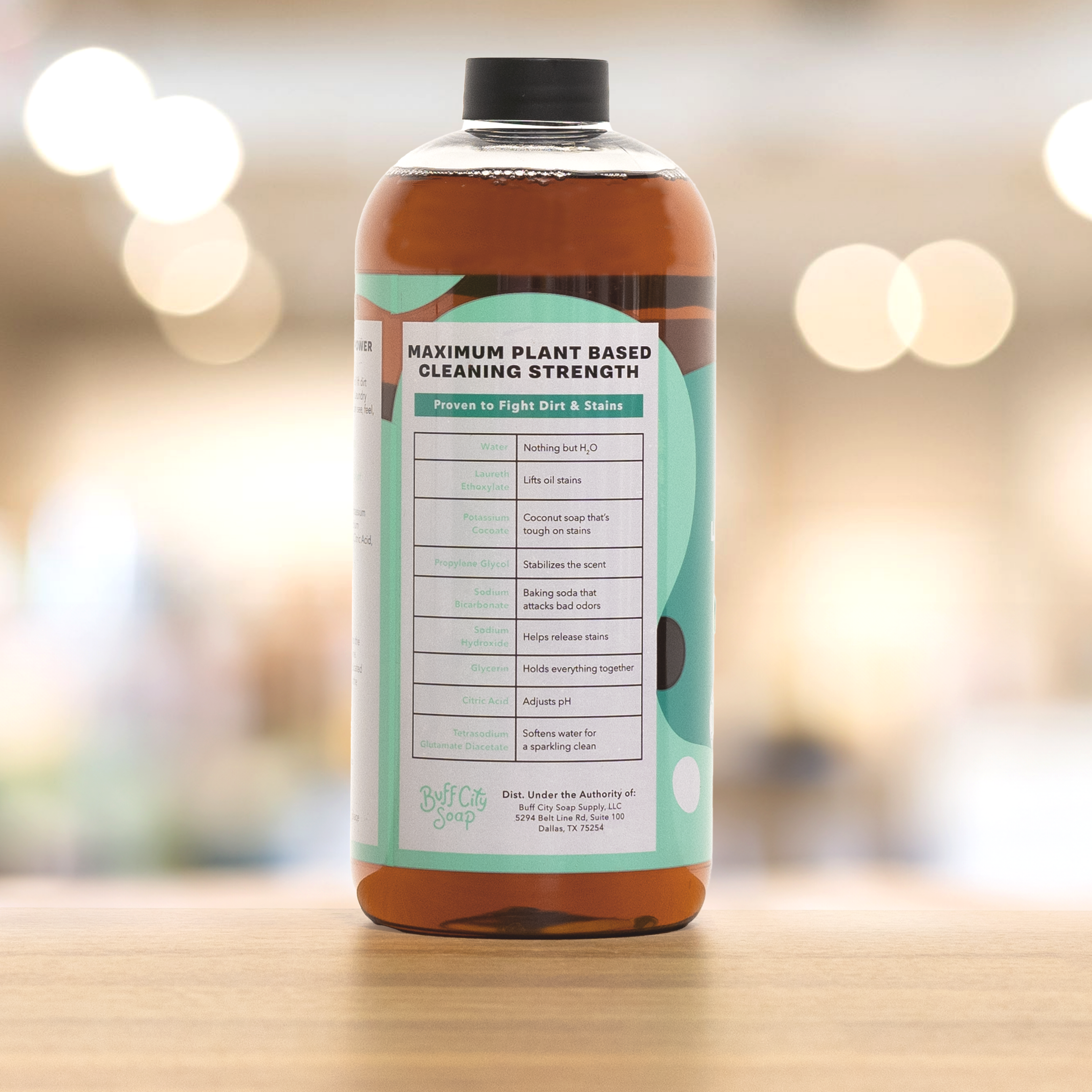 Patchouli Sandalwood Liquid Laundry Soap by Buff City Soap Supply, LLC